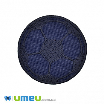 Термоаппликация Мяч, 6 см, Синяя, 1 шт (APL-038201)