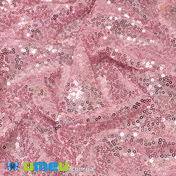 Фатин с пайетками, Розовый, 1 лист (20х30 см) (LTH-040716)