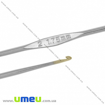 Крючок для вязания стальной Tulip (Япония), 1,75 мм, 1 шт (YAR-023459)