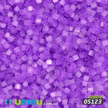 Бісер чеський Сатин 11/0, №05123, Бузковий (BIS-043790)