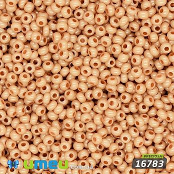 Бісер чеський №806/16783, Бежевий, Перламутровий, 10/0 (BIS-043924)