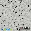 Бисер японский Miyuki Delica 8/0 DBL200, Белый (BIS-045889)