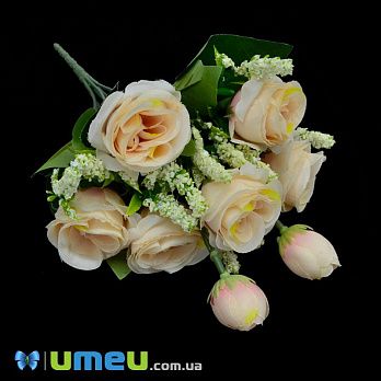 Букет троянд, 32 см, Персиковий (DIF-045782)