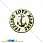 /p17668-kaboshon-stekl-s-printom-morskoy-yakor-16-mm-krugliy/