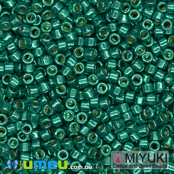 Бісер японський Miyuki Delica 11/0 DB2506, Duracoat Galvanized, Бірюзовий (BIS-045497)