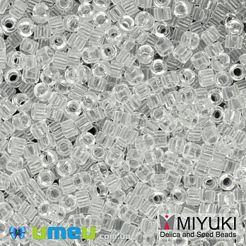 Бисер японский Miyuki Delica 11/0 DB141, Прозрачный, 3 г (BIS-045240)