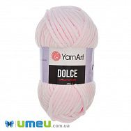 Пряжа YarnArt Dolce 100 г, 120 м, Розовая светлая 781, 1 моток (YAR-043645)