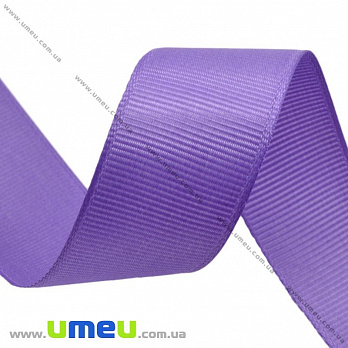 Репсовая лента, 40 мм, Фиолетовая светлая, 1 м (LEN-016791)