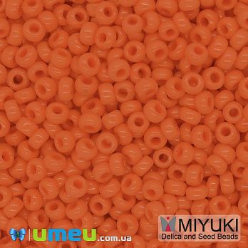 Бісер японський Miyuki круглий RR 11/0 №406, Помаранчевий (BIS-045593)