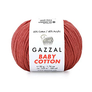 Пряжа Gazzal Baby Cotton №3418, 50 г, 165 м, Коралова (YAR-060765) Пряжа Gazzal Baby Cotton №3418, 50 г, 165 м, Коралова (YAR-060765)