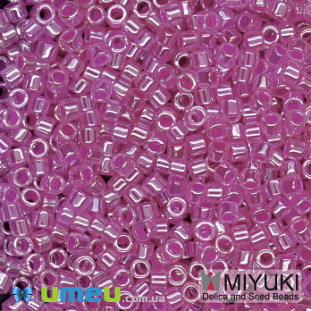 Бісер японський Miyuki Delica 11/0 DB247, Рожево-бузковий (BIS-045255)