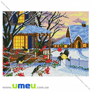Схема для виш. бісером Каролінка, Зимовий вечір, 35х26 см (SXM-027911)