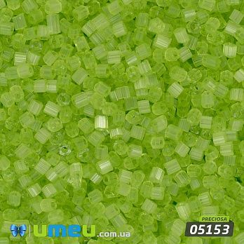 Бісер чеський Сатин 11/0, №05153, Салатовий (BIS-043785)