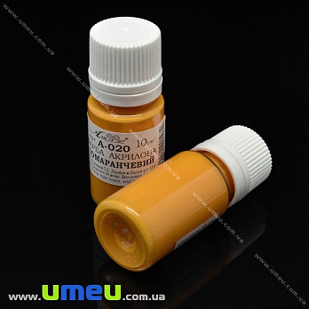Акриловая краска, Оранжевая, 10 мл, 1 шт (DIF-015397)