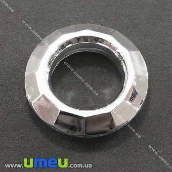 [Архів] Кільце акрилове, 30 мм, Срібло (BUS-000854)