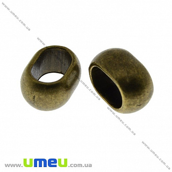 [Архів] Намистина мет., 14х10х7 мм, Антична бронза (BUS-003141)