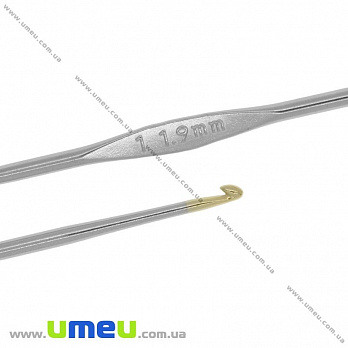 Крючок для вязания стальной Tulip (Япония), 1,9 мм, 1 шт (YAR-023460)