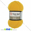 Пряжа YarnArt Elite 100 г, 300 м, Желтая 32, 1 моток (YAR-023278)