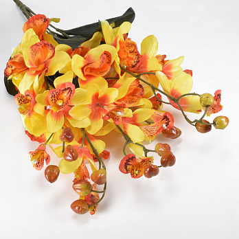 Букет орхідей, 70 см, Помаранчевий (DIF-062116)