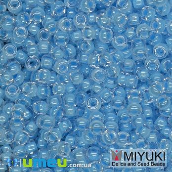 Бісер японський Miyuki круглий RR 11/0 №4300, Блакитний неоновий (BIS-045716)