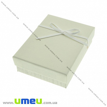 Подарочная коробочка Прямоугольная, 8,5х6,5х3 см, Кремовая, 1 шт (UPK-023118)