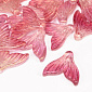 Підвіска скляна Риб'ячий хвіст, Червона АВ, 20х19х3 мм, 1 шт (POD-054466)