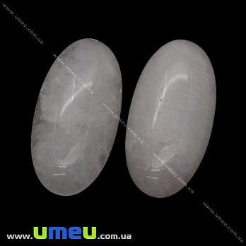 Кабошон нат. камінь Нефрит, Овал, 30х15 мм (KAB-012665)