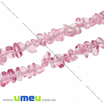 Скол скляний, 5 ~ 8 мм, Рожевий (88-90 см) (BUS-009677)