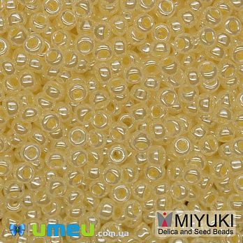 Бісер японський Miyuki круглий RR 11/0 №514D, Жовтий блідий (BIS-045629)