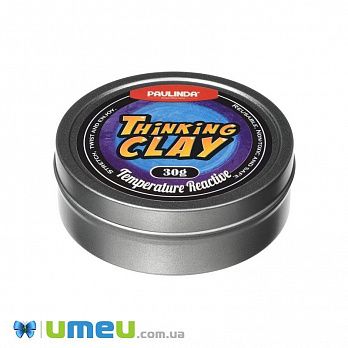 Умный пластилин Paulinda Thinking Clay Меняет цвет 30г (синий/фиолетовый) (DIF-043409)