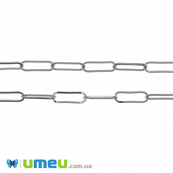 Ланцюг, Темне срібло, 18х6 мм (ZEP-040221)