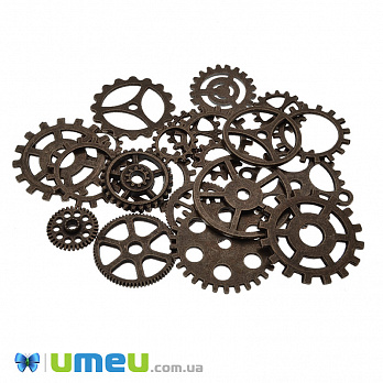 [Архів] Підвіска металева Шестерня, Мідь, Мікс (POD-045066)