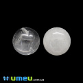Кабошон нат. камень Кварц белый, Круглый, 12 мм, 1 шт (KAB-050555)