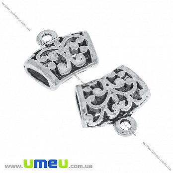 Основа для кулона Бейл, 14х13х6,5 мм, Античне срібло (OSN-034100)