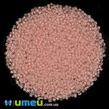 Бісер китайський дрібний, 12/0, Персиковий забарвлений, 2 мм (BIS-037714)