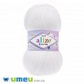 Пряжа Alize Sekerim Bebe 100 г, 320 м, Белая 55 (YAR-047061)