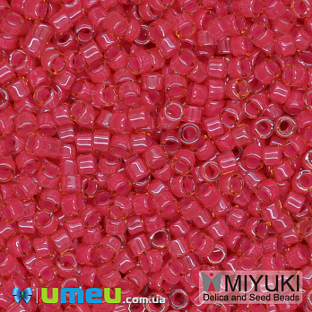 Бисер японский Miyuki Delica 11/0 DB2051, Малиновый неоновый (BIS-045423)