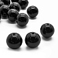 Бусины для сумок ОПТ, Пластиковые, Круглые, 20 мм, Черные (BUS-060808)