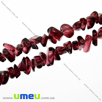 Скол скляний, 5 ~ 8 мм, Бордовий (88-90 см) (BUS-009675)