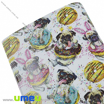 Пакувальний папір Мопс, 70х100 см (UPK-032727)
