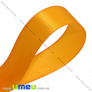 Атласная лента, 20 мм, Оранжевая (LEN-009731)