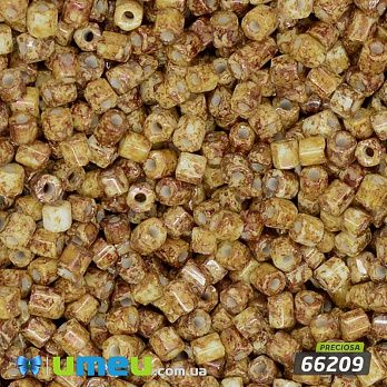 Бісер чеський Рубка 11/0, №66209, Бежево-коричневий (BIS-044074)