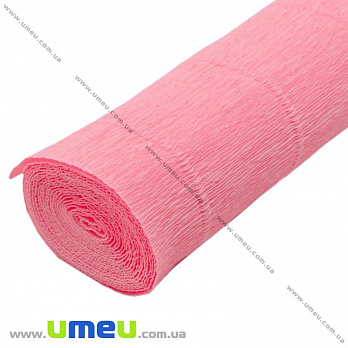 Гофрированная бумага Италия, Розовая светлая 549, 180 г, 50х50 см (DIF-019075)