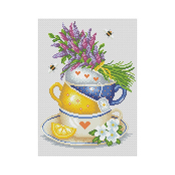 Набір для вишивання нитками VDV, Трав'яний чай М-1230, 21х15 см (SXM-061835)