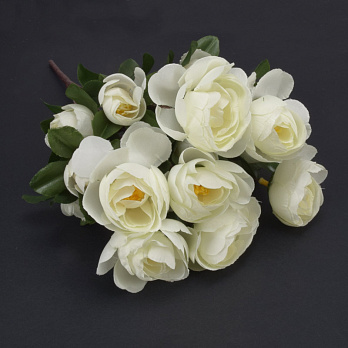 Букет камелії, 38 см, Молочний (DIF-062139)