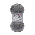 Пряжа Alize Extra 100 г, 220 м, Сіра меланжева 21 (YAR-056285)