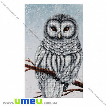 Схема для виш. бісером VDV, Снігова сова Т-813, 27х17 см (SXM-029325)