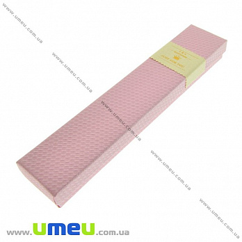 Подарункова коробочка Прямокутна, 21х4х2,5 см, Рожева (UPK-023197)