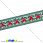 /p10374-tesma-s-ukrainskim-ornamentom-25-mm-zelenaya/