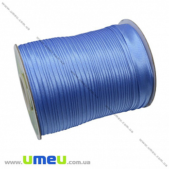 Атласная косая бейка, 15 мм, Синяя, 1 м (LEN-010347)